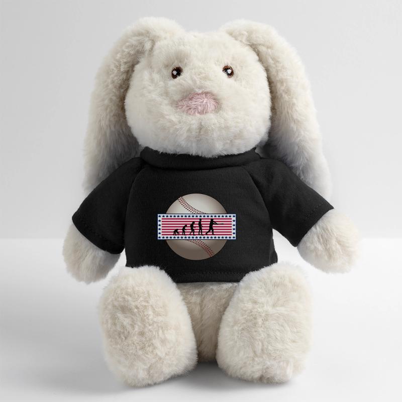 EVOLUTION BASEBALL SPORT USA GIFT MiniFeet® RecycelHase® Bunny Cream