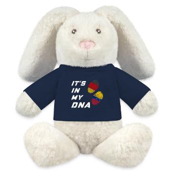 In my DNA Germany and Venezuela - MiniFeet® RecycelHase® Bunny Cream - french navy - Front
