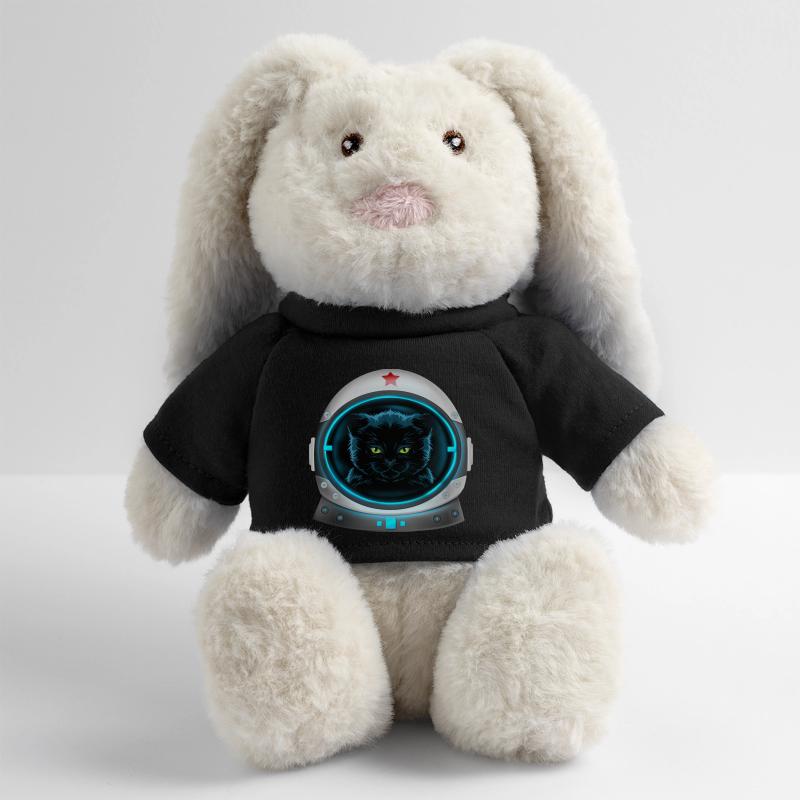 angry space cat Astronaut MiniFeet® RecycelHase® Creme