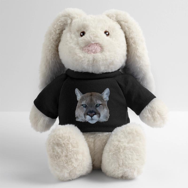 Panthère Lapin en peluche recyclé MiniFeet® Crème