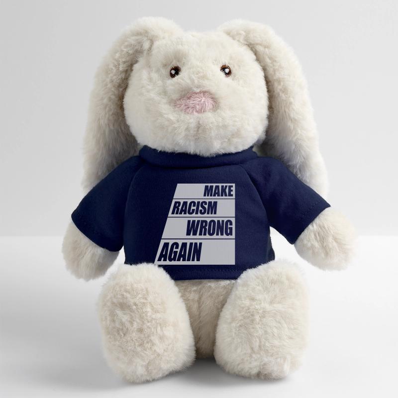 make racism wrong again MiniFeet® RecycelHase® Creme