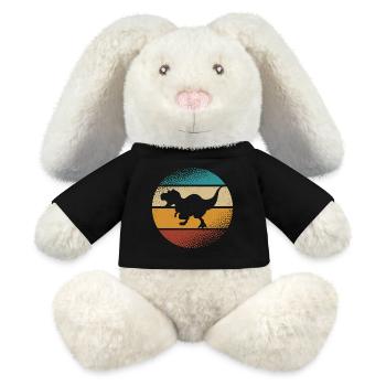 T-Rex - MiniFeet® RecycelHase® Creme - Schwarz - Vorne