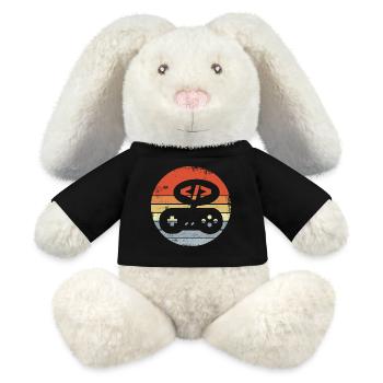 Game Designer - MiniFeet® RecycelHase® Creme - Schwarz - Vorne