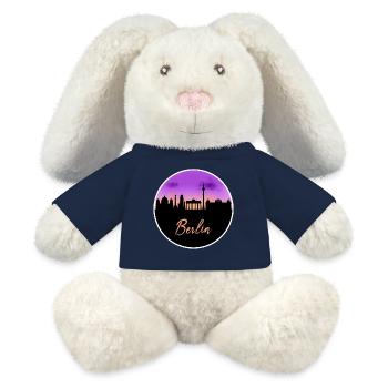 Berlin Fine Skyline - MiniFeet® RecycelHase® Bunny Cream - french navy - Front