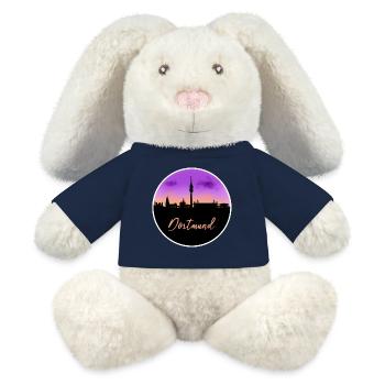 Dortmund Fine Skyline - MiniFeet® RecycelHase® Bunny Cream - french navy - Front