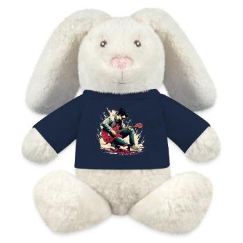 Guitarist - MiniFeet® RecycelHase® Bunny Cream - french navy - Front