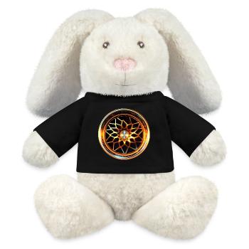 Car Rim - MiniFeet® RecycelHase® Bunny Cream - black - Front