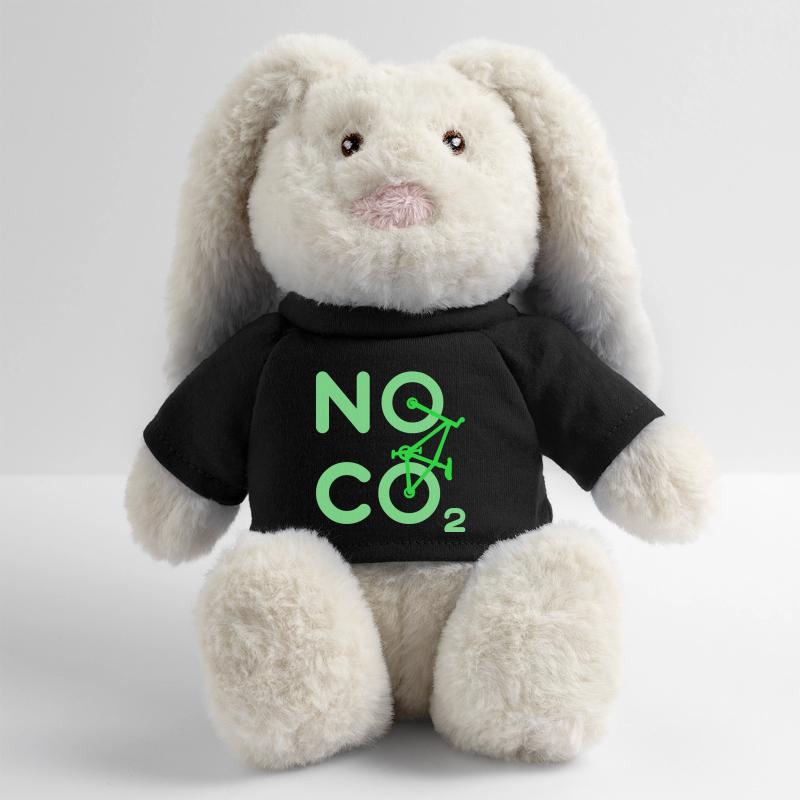 Environmentalist Co2 Environmental Statement Earth Nature MiniFeet® RecycelHase® Bunny Cream
