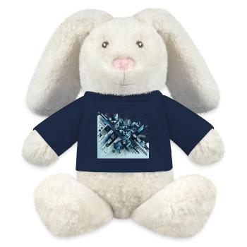 Season's Greetings - MiniFeet® RecycelHase® Bunny Cream - french navy - Front