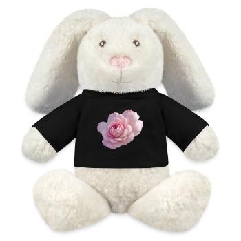 Rose Pink - MiniFeet® RecycelHase® Bunny Cream - black - Front