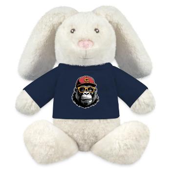 Schlauer Affe - MiniFeet® RecycelHase® Creme - French Navy - Vorne