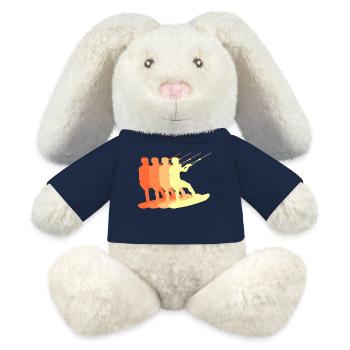 Stunt Wave Water Ski Wakeboard Surfing - MiniFeet® RecycelHase® Bunny Cream - french navy - Front