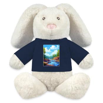 Cuyahoga Valley Nationalpark Reiseposterkarte - MiniFeet® RecycelHase® Creme - French Navy - Vorne