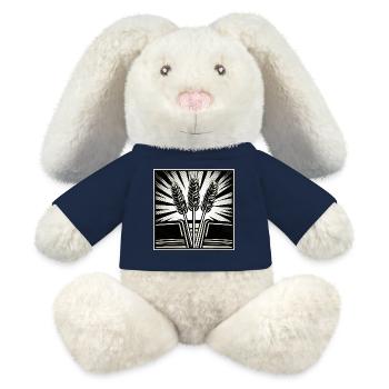 3 ears of grain wheat - MiniFeet® RecycelHase® Bunny Cream - french navy - Front