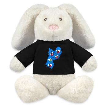 Region Aquitanien - MiniFeet® RecycelHase® Creme - Schwarz - Vorne