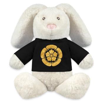 Vintage Faux Or Oda Japon Mon Art Oriental - Lapin en peluche recyclé MiniFeet® Crème - noir - Devant