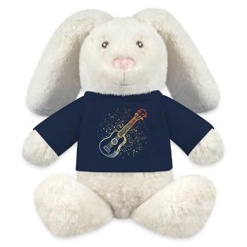 Vintage Ukulele - MiniFeet® RecycelHase® Bunny Cream - french navy - Front