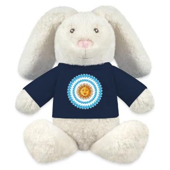 Sonne, Meer und Farben des Mittelmeers - MiniFeet® RecycelHase® Creme - French Navy - Vorne