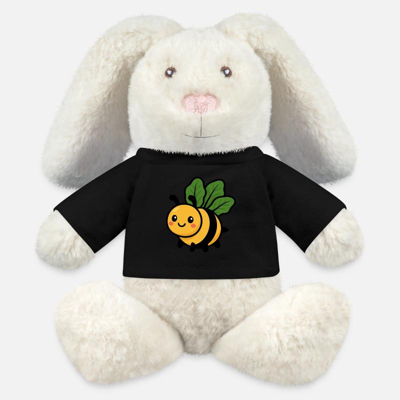 Spinummel - MiniFeet® RecycelHase® Bunny Cream - black