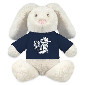 Cool Country Western Line Dancing Dad Design - MiniFeet® RecycelHase® Bunny Cream - french navy - Front