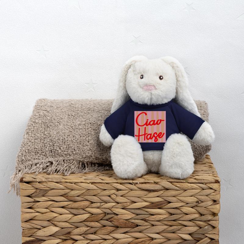 L’ESTIME DE SOI DU LAPIN CIAO Lapin en peluche recyclé MiniFeet® Crème