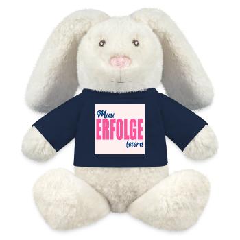 CELEBRATE SMALL SUCCESSES - MiniFeet® RecycelHase® Bunny Cream - french navy - Front