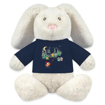 Winter Magic Christmas - MiniFeet® RecycelHase® Bunny Cream - french navy - Front