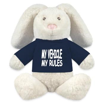 Fahrzeug - MiniFeet® RecycelHase® Creme - French Navy - Vorne