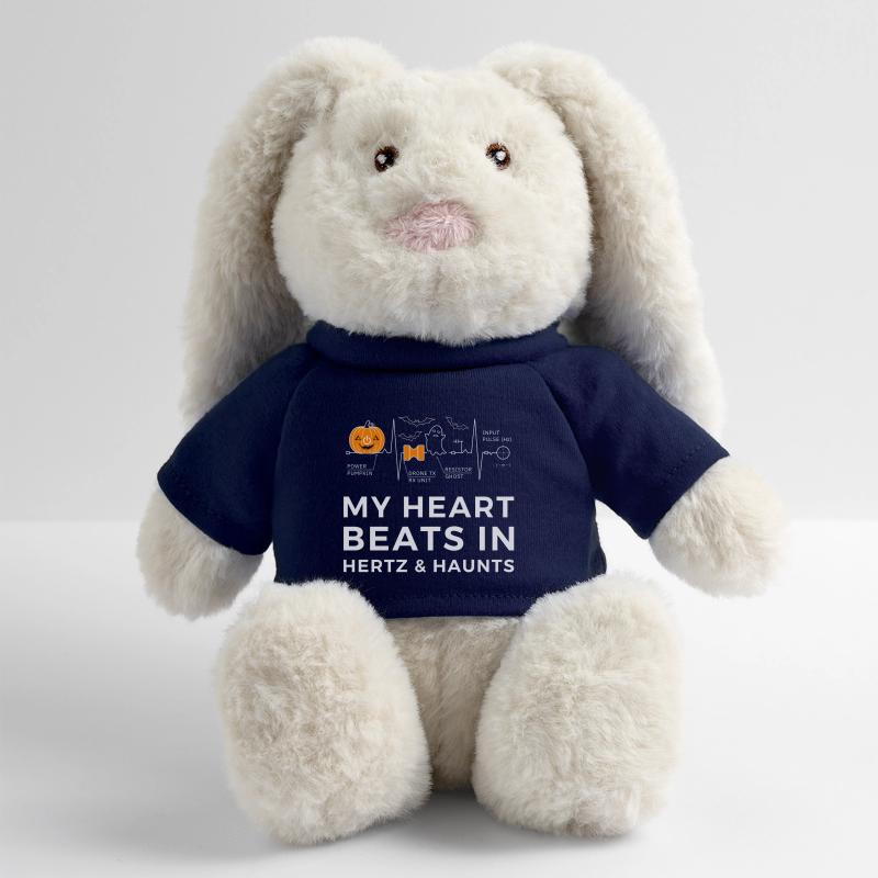 Funny Science and Engineering Halloween TShirt MiniFeet® RecycelHase® Bunny Cream
