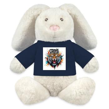 Tiger of Eternal Attitude - MiniFeet® RecycelHase® Bunny Cream - french navy - Front