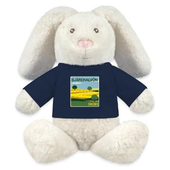 Bjärehalvön Swedish countryside - MiniFeet® RecycelHase® Bunny Cream - french navy - Front