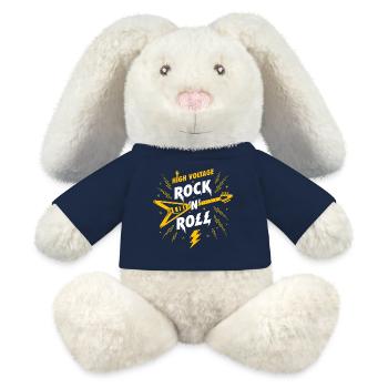 High Voltage Rockin Roll Guitar - MiniFeet® RecycelHase® Bunny Cream - french navy - Front