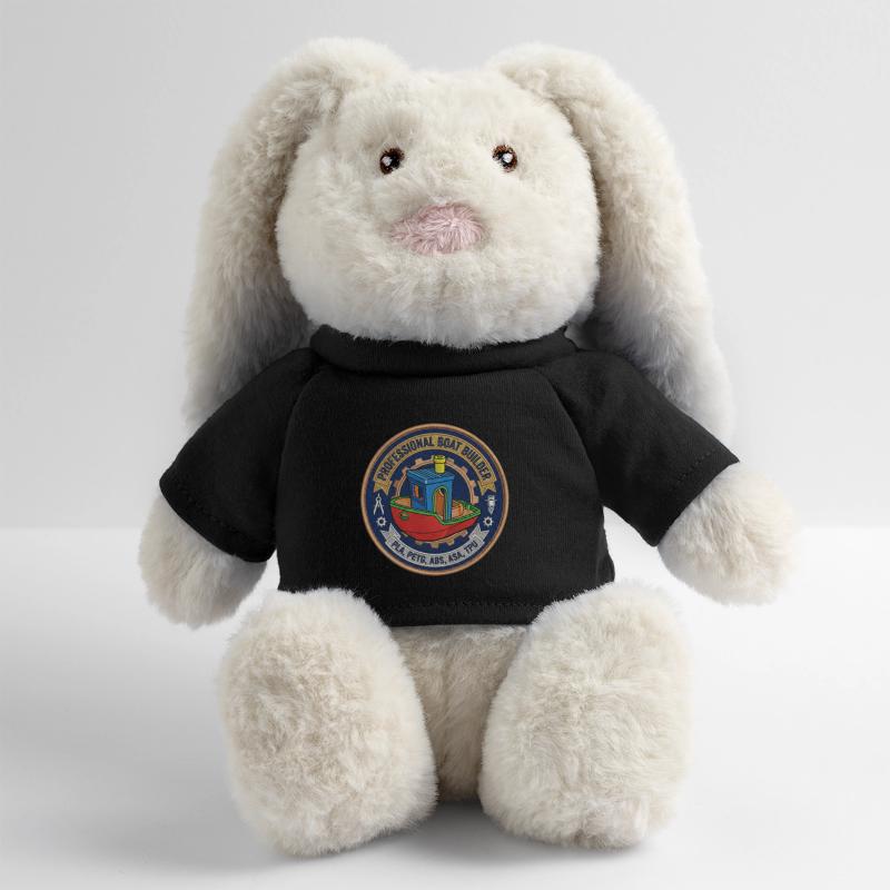 Professional Boatbuilder Benchy Patch MiniFeet® RecycelHase® Bunny Cream