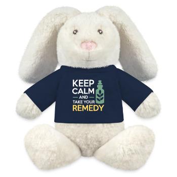 Zertifizierte Spezialistenbekleidung für klinische Behandlung - MiniFeet® RecycelHase® Creme - French Navy - Vorne