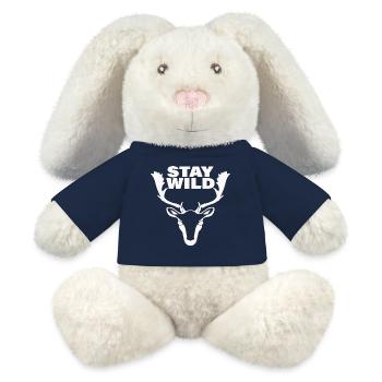 STAY WILD - MiniFeet® RecycelHase® Creme - French Navy - Vorne