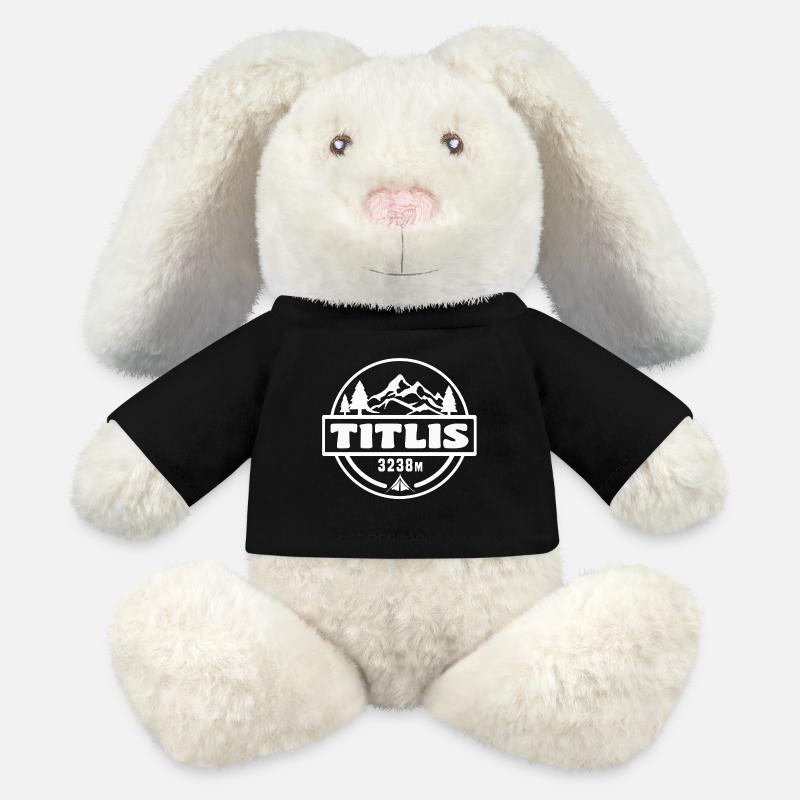 Titlis - MiniFeet® RecycelHase® Bunny Cream - black