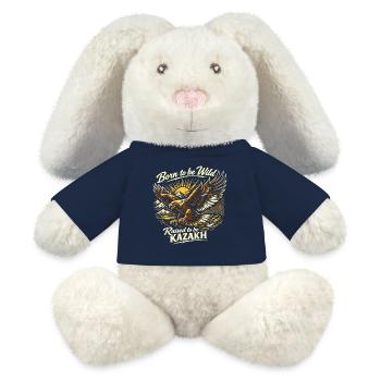 Steinadler Wild Kazakh Design - MiniFeet® RecycelHase® Creme - French Navy - Vorne