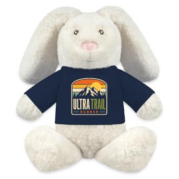 Ultra Trail Runner Mountain Sunset - MiniFeet® RecycelHase® Bunny Cream - french navy - Front