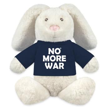 No more war - MiniFeet® RecycelHase® Bunny Cream - french navy - Front