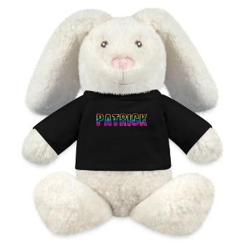 patrick rs regenbogen - MiniFeet® RecycelHase® Creme - Schwarz - Vorne