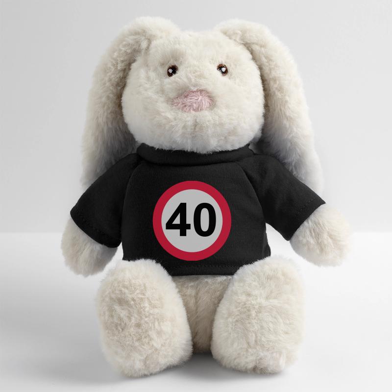 40th birthday MiniFeet® RecycelHase® Bunny Cream