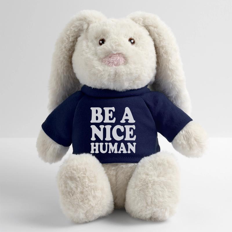 Be a nice human MiniFeet® RecycelHase® Creme