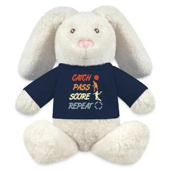 Handball Vintage Look - MiniFeet® RecycelHase® Creme - French Navy - Vorne