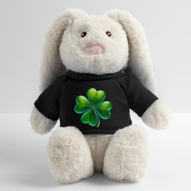 Four-leaf clover MiniFeet® RecycelHase® Bunny Cream