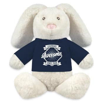 Legendary Awesome since 2006 - MiniFeet® RecycelHase® Bunny Cream - french navy - Front