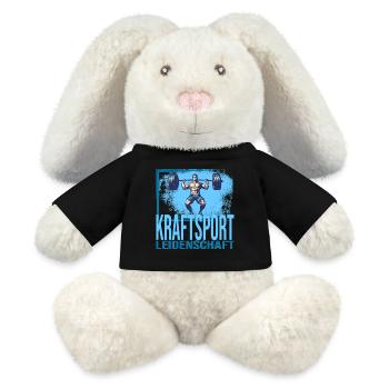 Kraftsport Leidenschaft - MiniFeet® RecycelHase® Creme - Schwarz - Vorne
