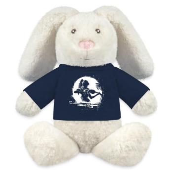 Weiblicher Violinist - MiniFeet® RecycelHase® Creme - French Navy - Vorne