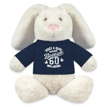 60 Year Old Bogosse - MiniFeet® RecycelHase® Bunny Cream - french navy - Front