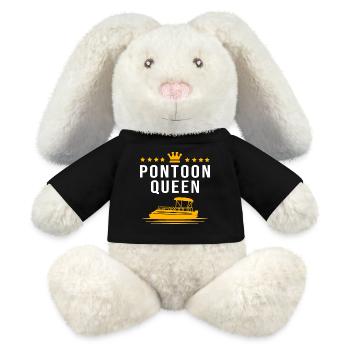 Pontoon Boat Boat Boats - MiniFeet® RecycelHase® Bunny Cream - black - Front
