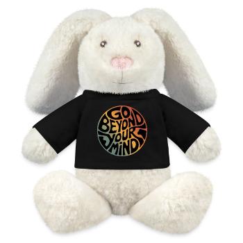 Go Beyond Your Mind - MiniFeet® RecycelHase® Bunny Cream - black - Front